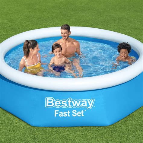 fast set swimming pool|bestway 8ft fast set pool.